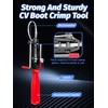 CV Boot Repair Kit, 4PCS,CV Axle Boot Repair Kit, Universal