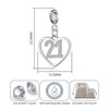 Philip Jones 21st Birthday Heart Charm Created with Zircondia® Crystals