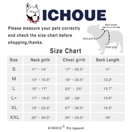 iChoue French Bulldog Pajamas Onesie Suit PJS Bodysuits for Medium Dogs Large Frenchie Pug English Pitbull Boston Terrier - Red Diamond, L