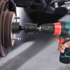 CHUNILLE 15pcs 3/8" Universal Joint Socket Set Swivel Socket Set 360° Rotation Black 8mm/0.315in-22mm/0.87in