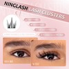 Manga Lashes Clusters Kit Eyelash Clusters Wispy NINGLAH Fairy Cluster