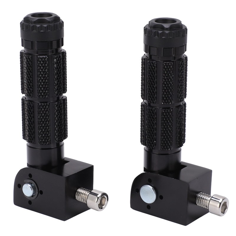 1 Pair Universal Motorcycle Footrests Rear Set Footpegs with 8mm