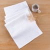 LLCUTESHOP Table Runner European White 32x220cm,Thickened Handmade Embroidery Double Layer