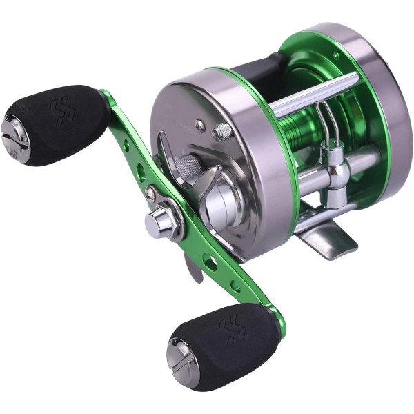 Sougayilang round Baitcasting Fishing Reel, Conventional Reel for Catfish, Salmo
