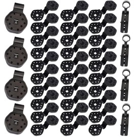 Shade Cloth Clips, 50PCS Removable Shade Cloth Plastic Clips, Reusable Waterproof Shade Cloth Heavy Duty Lock Grip for Greenhouse Outdoor Garden Netting Tarp Clips Shade Cloth Heavy Duty Lock Grip Sh