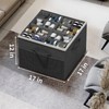 Aokeyee Shoe Organizer for Closet,2 Pack Foldable Shoe Storage Organizer