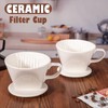 Noarixa Pour Over Coffee Dripper, Ceramic Pour Over Coffee Maker