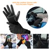 HOLDINA Women's Winter Warm Waterproof Gloves with Non-Slip Leather, Gloves