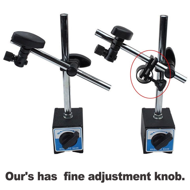 Qnkaa Magnetic Base for Dial Indicator Holder with Fine Adjustable