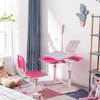 Napfox Adjustable Kids Desk and Chair Set, Ergonomic Study Desk