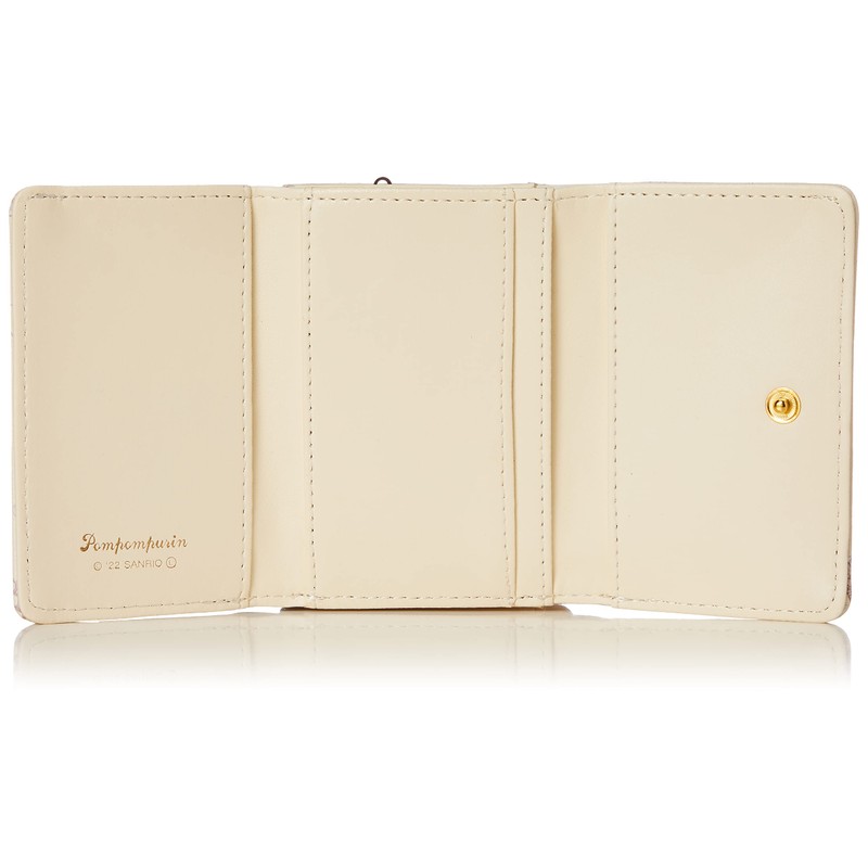 [アルディ] Sanrio Ladies' Trifold Coin Purse Wallet, pom pom pudding