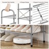 Hoctieon 2 Tier Shoe Rack for Closet, Shoe Rack Free