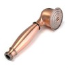 Retro Copper Handheld Shower Head Red Bronze