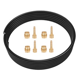HOUSON 3 Meter Bicycle Hydraulic Brake Line with Olive Connector Insert, Brake Hose Hydraulic Disc Brake Hose Repair Kit with Pure Copper Olive Connector Inserts Accessories
