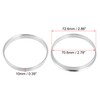 X AUTOHAUX Set of 4 Car Hub Centric Rings Outer