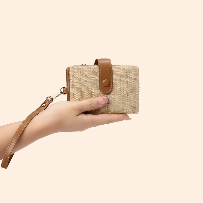 Small Wallet For Wome Small RFID Wristlet Wallets With Card