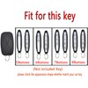 HIBEYO Leather Key Fob Cover Compatition with Genesis GV60 GV80