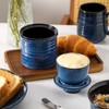 Hasense Ceramic Butter Crock with Lid, Butter Dish for Countertop