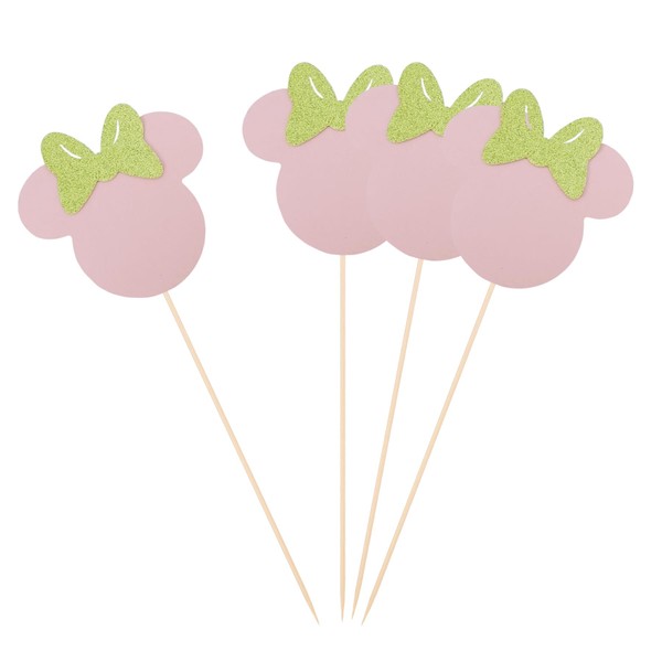 Minnie Inspired Centerpiece Sticks for Baby Shower Girl 1st First