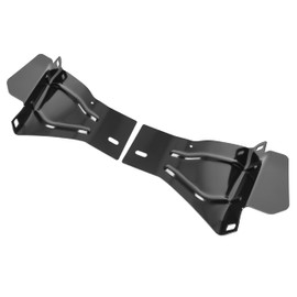 KUAFU Front Outer Bumper Bracket Compatible with 2008-2010 Ford F250 F350 F450 F550 Super Duty 8C3Z17B836A FO1067174 8C3Z17B837A FO1066174 Front Bumper Mounting Support Steel Primed Black Pair
