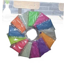 FOMIYES 3sets Fluorescent Nail Luminous Chrome Powder Nail Art Dust Sparkle Your 12pcs*3