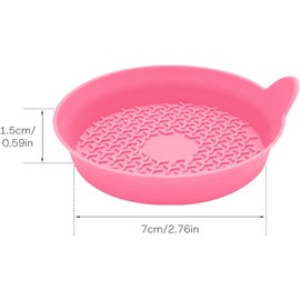 8 piezas de posavasos para portavassos de coche, inserto universal de forro de portavasos de silicona para coche (rosa)