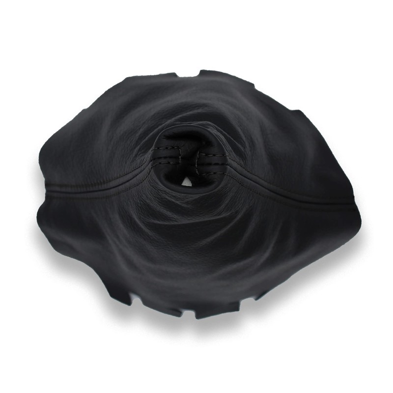 JPstraps - Gear Stick Gaiter Genuine Leather Black Compatible with