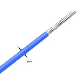 BlueSunshine Bike Bicycle Brake Cable and Housing Set - Basic Brake Cable Replacement Kit for Your Bike, Cable housing 5mm (Blue)