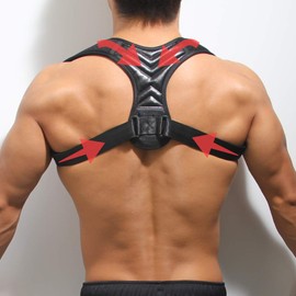 Moisty 姿勢 矯正 ベルト 男女兼用 猫背 サポーター ストレートネック 肩こり 巻き肩 対策