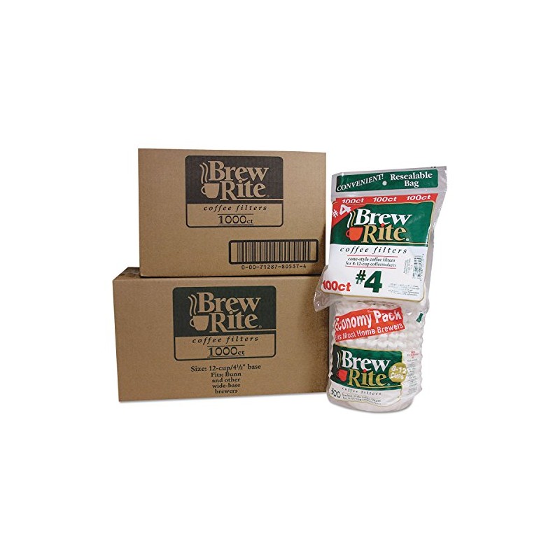 Brew-Rite Coffee Filters- Home - 8 to 10 Cup -