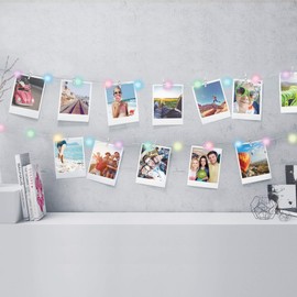 Color Changing LED String Lights Wedding Party Home Bedroom Indoor Wall Decorations, Multicolored