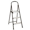 COSCO Lightweight Three-Step Folding Step Stool for Home Use -
