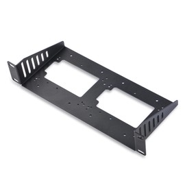 GeeekPi DeskPi RackMate Accessories SBC Shell 10" 1U Rack Shelf permanently installs in all standard 10" racks and cabinets to accommodate a variety of motherboards and hard drives