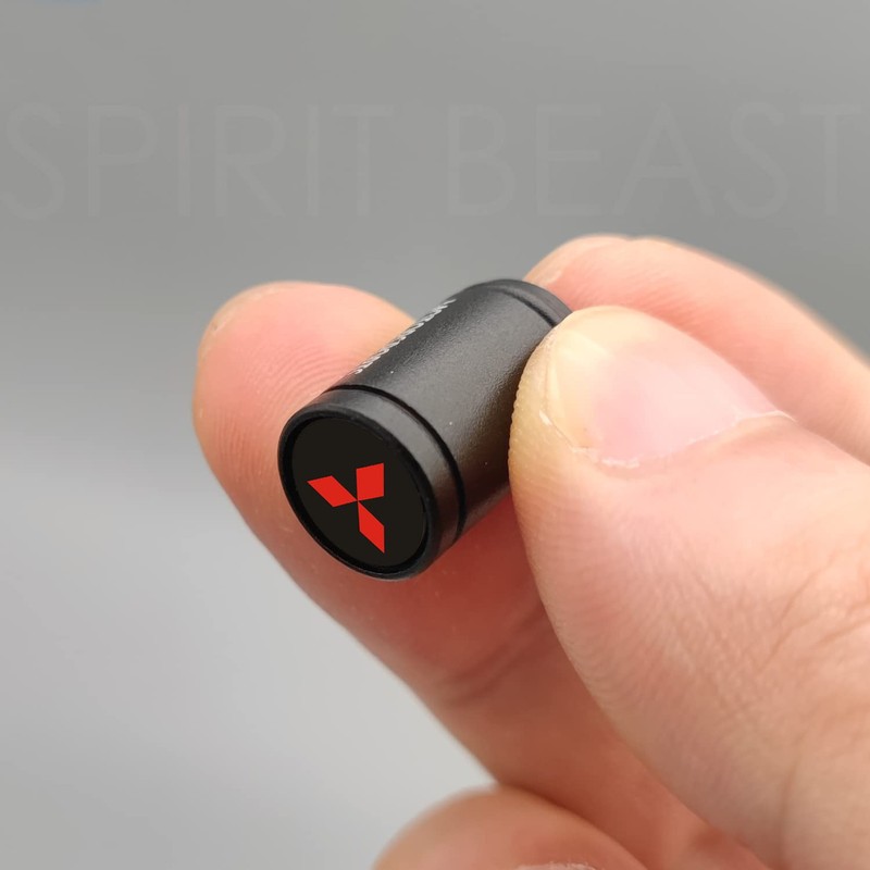 SPIRIT BEAST Air Valve Cap, Suitable for Mitsubishi, Black
