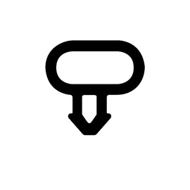 uPVC Window & Door Gasket Seal Double Glazing Bubble Rubber Repair Draught Seal B001 White (Per Metre)