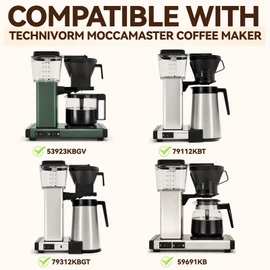 Coffee Filter Compatible with Moccamaster Coffee Machine, Stainless Cone Reusable Filter for Technivorm Moccamaster 79112 KBT 53923 KBGV 59691 KB