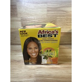 Africa's Best Africa’s Best Herbal Intensive Dual Conditioning No Lye Relaxer System- Super
