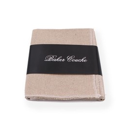 ANCLLO Pack of 2 Linen Cloth Bread Baking Thick Linen Pastry Cloth for Baking French Bread and Baguettes (75 x 45 cm)