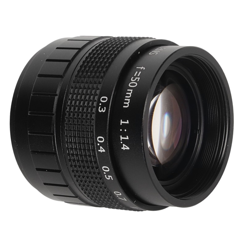 50mm Manual Focus Prime Lens F1.4 C 2/3inch Large Aperture