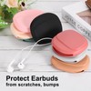 HARFINGTON Earbuds Cases, Wired Earphone Case Holder Organizer, Silicone Ear