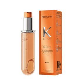 Kérastase Discipline, Daily Conditioning & Calming Hair Oil Treatment, For Dry & Frizz-prone Hair, Oléo-Relax Morpho Huile, Refill Capsule 75ml