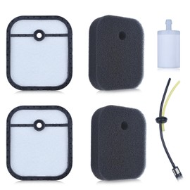 2 Pcs 528074701 Air Filter & 2 Pcs 577633001 Pre Air Filter Kit for RedMax BCZ230TS BCZ250S BCZ260S BCZ260TS EXZ260S String Trimmer LRTZ230 SRTZ230 SRTZ260F HEZ230F HEZ260F Hedge