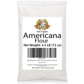 Antimo Caputo Americana Pizzeria Flour Great for Conventional Ovens, 72 Ounce (4.5 Pound Bag) Repack