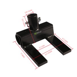 U.S. Solid Pallet Buster, Deck Wrecker, Wood Dismantling Tool, 3.1 kg/6.83 lb, 3'' Fork Spacing, Steel Black Head, No Prying Bar