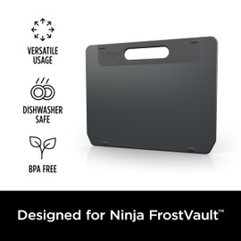 Ninja Ninja FrostVault Cooler Divider Insert & Cutting Board, Multipurpose Removable Divider, Easy to Clean, Dishwasher Safe, Designed to Fit Ninja FrostVault, Black, XSKCUTBRDDIVDR