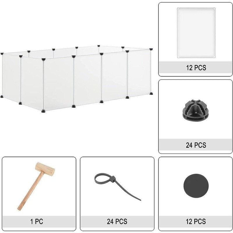Small Animal Cage Outdoor Enclosure Playpen Plastic Playpen Outdoor Enclosure