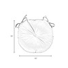 Greendale Home Fashions 15-inch Outdoor Round Bistro Seat Cushion, Set