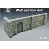 Royal Model 1/35 Diorama Wood Door Masonry Wall Building Kit