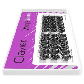 Vshape Xtreme False Eyelashes Natural V Shape C Shape Eyelash Extension for Makeup (12mm)