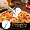 5 Wheel Stainless Steel Pizza Cutter with Double Wheel Dough